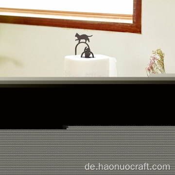 Kreative Persönlichkeit kleine Katzenrolle Papierständer